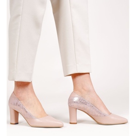 Marco Shoes Décolleté da donna in colore rosa cipria 1