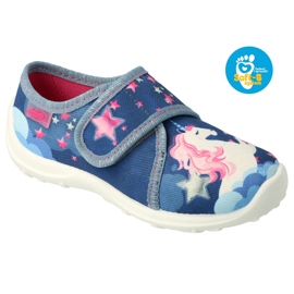 Scarpe per bambini Befado 560X177 bianca blu rosa 1