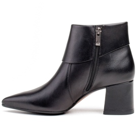 Marco Shoes Stivali da donna con colletto Marco 1344B nero 1
