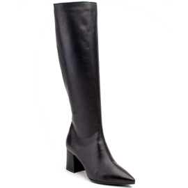 Marco Shoes Stivali neri eleganti e sottili nero 1