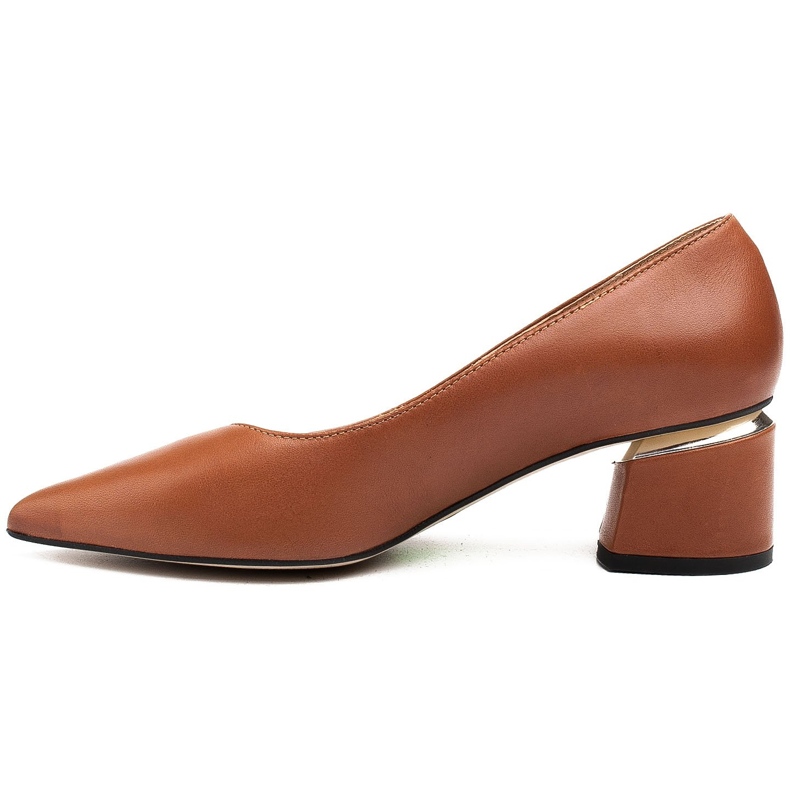 Marco Shoes Décolleté marrone 1450P Marco con oro nel tallone 2