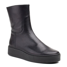 Marco Shoes Stivali comodi 1433B Marco con fondo piatto nero 1