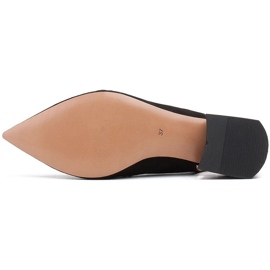 Marco Shoes Sandali in camoscio nero con jais decorativi 1