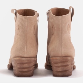 Marco Shoes Stivali beige in pelle scamosciata naturale senza isolamento 1