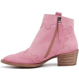 Marco Shoes Stivali rosa in camoscio naturale senza isolamento 2