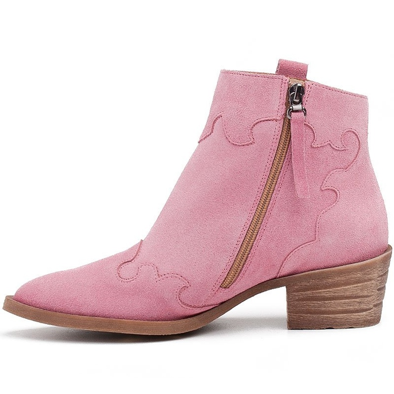 Marco Shoes Stivali rosa in camoscio naturale senza isolamento 2