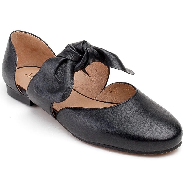 Marco Shoes Ballerine nere 1531P con fiocco nero 1