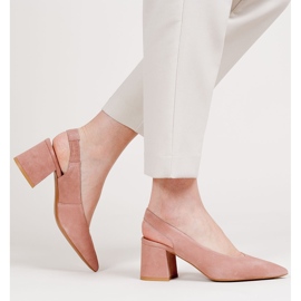 Marco Shoes Sandali salmone 1501P con cinturino e gomma rosa 2
