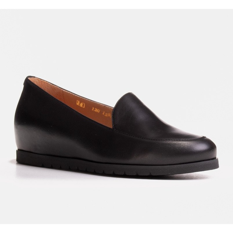 Marco Shoes Comode scarpe basse 1595P sulla zeppa nero 1