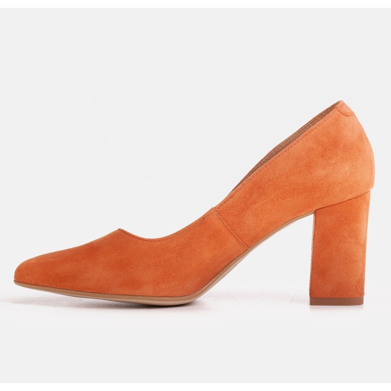 Marco Shoes Décolleté arancioni in pelle scamosciata naturale arancia 1
