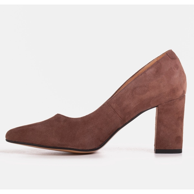 Marco Shoes 1527P décolleté marroni in camoscio naturale marrone 1