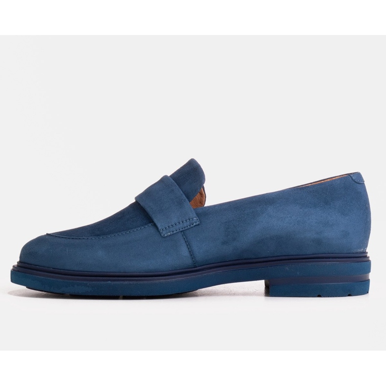 Marco Shoes Mocassini blu navy su suola leggera 1