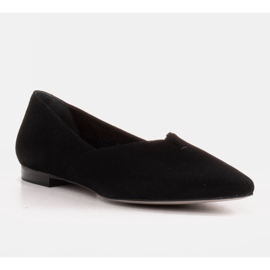 Marco Shoes Ballerine nere da donna Marco 1285P con cut-out nero 1