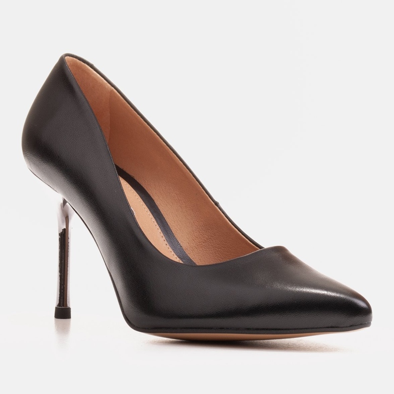 Marco Shoes Stiletti neri con tacco metallico nero 1