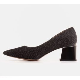 Marco Shoes Eleganti décolleté in camoscio nero 1