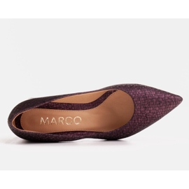 Marco Shoes Eleganti décolleté in camoscio viola 1