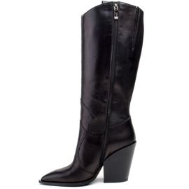 Marco Shoes Stivali da donna neri Stivali da cowboy Marco 1399K nero 1
