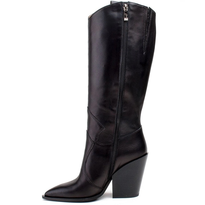 Marco Shoes Stivali da donna neri Stivali da cowboy Marco 1399K nero 1