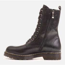 Marco Shoes Stivaletti alti, stivali legati su una suola traslucida nero 2