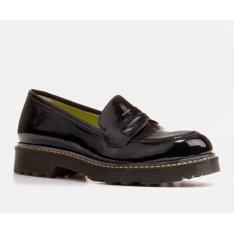Marco Shoes Scarpe da donna nere su fondo spesso trasparente nero 1
