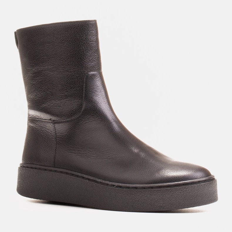 Marco Shoes Comodi stivali Marco con fondo piatto nero 1