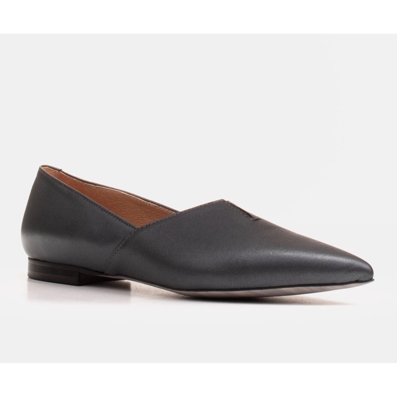 Marco Shoes Ballerine Marco 1285P da donna grafite con cut-out grigio 1