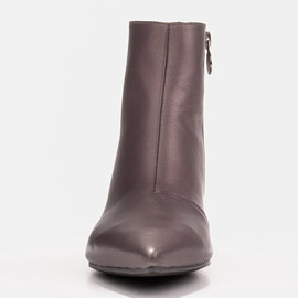 Marco Shoes Marco 1653b stivali con tacco basso in pelle marrone 1