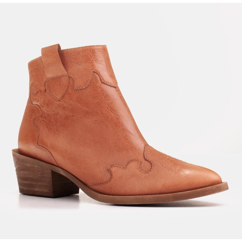 Marco Shoes Stivali rossi in pelle naturale stropicciata irregolarmente rosso multicolore 1