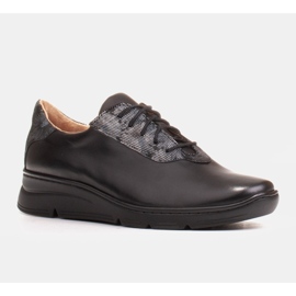 Radoskór Comode scarpe da donna nere per un piede più largo nero 1