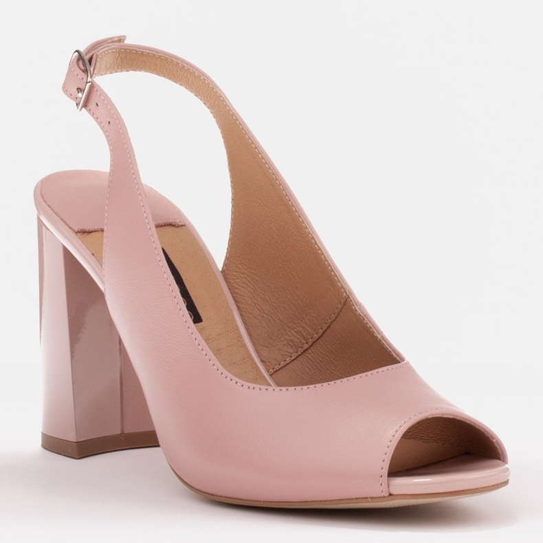 Marco Shoes Sandali da donna con tacco alto rosa 1