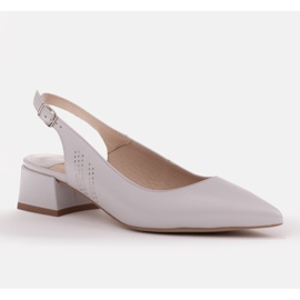 Marco Shoes Sandali eleganti con jets sul lato grigio 1
