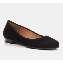 Marco Shoes Ballerine da donna Marco realizzate in pregiato camoscio naturale nero 1