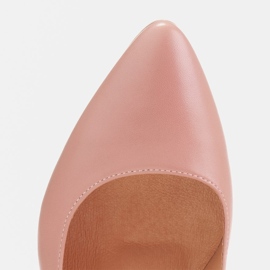Marco Shoes Eleganti décolleté realizzate in delicata pelle naturale rosa 8
