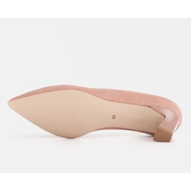 Marco Shoes Décolleté eleganti con tacco basso rosa 1