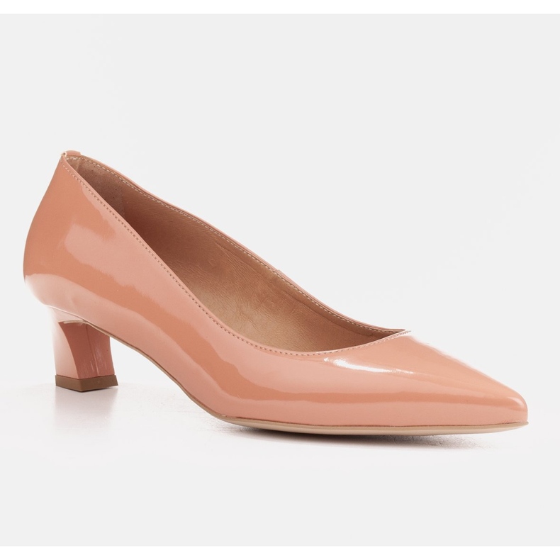 Marco Shoes Décolleté eleganti con tacco basso arancia 1