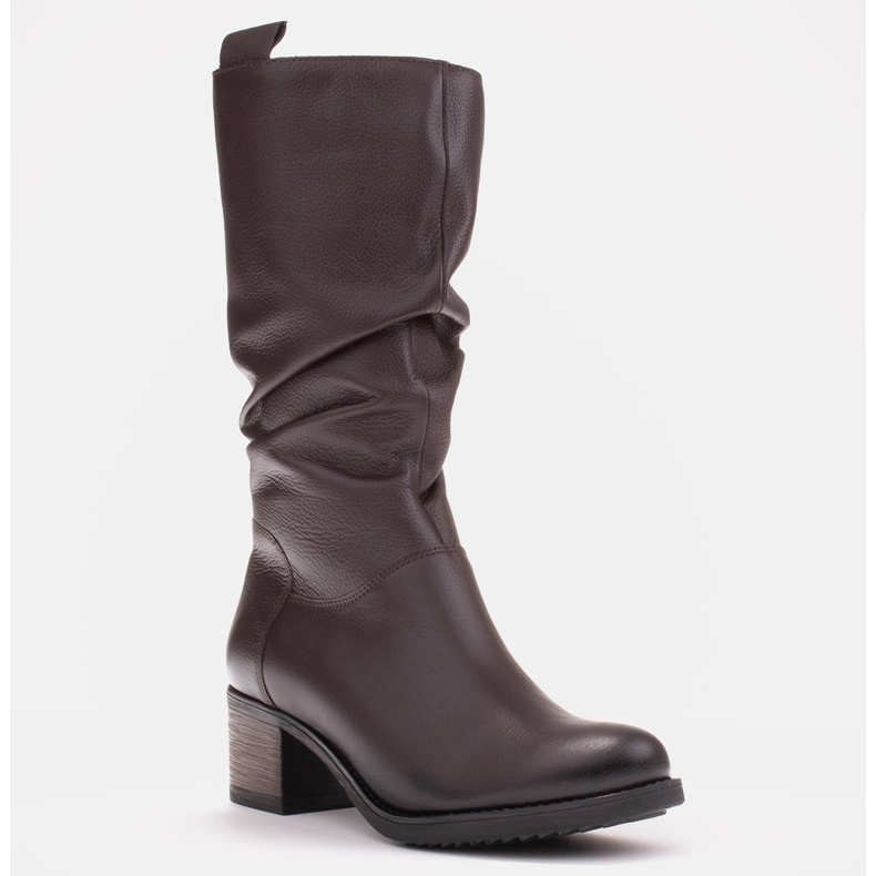 Marco Shoes Stivali in pelle 0812b-388-5 marrone 1