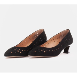 Marco Shoes Décolleté da donna con perforazione interessante nero 1