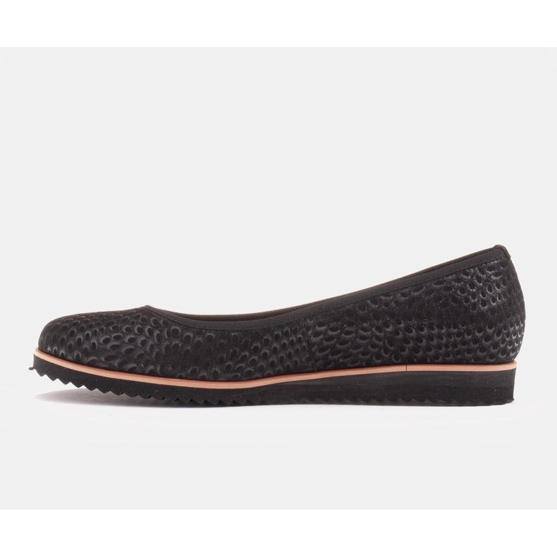 Marco Shoes Ballerine da donna Marco realizzate in pregiato camoscio naturale nero 1