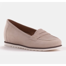 Marco Shoes Scarpe leggere con una parte inferiore molto morbida e un tassello nascosto beige 1