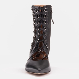 Marco Shoes Stivali intrecciati con cinturino nero 1