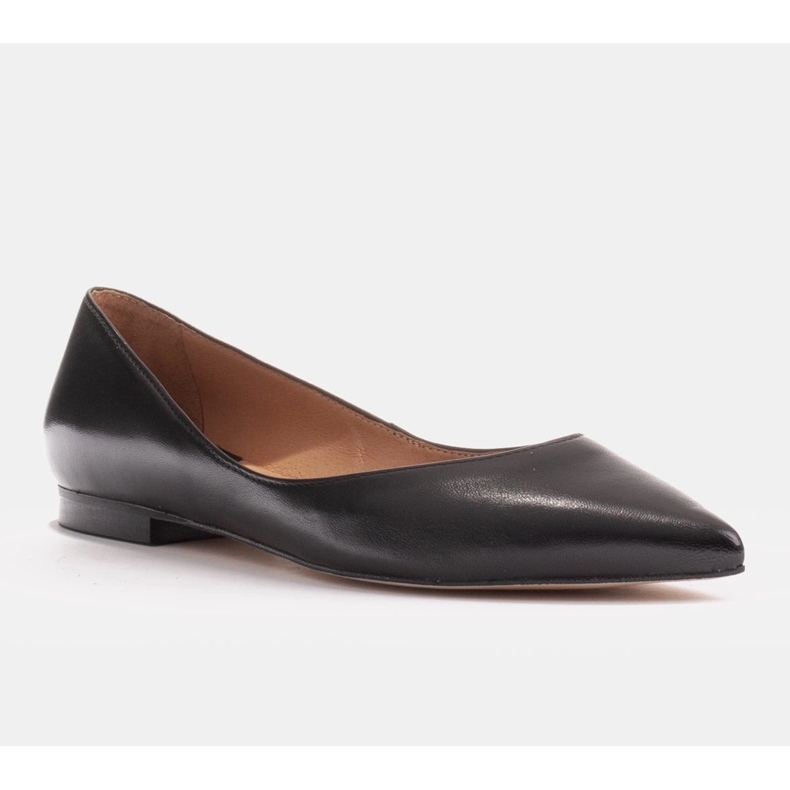 Marco Shoes Ballerine da donna con fianchi bassi nero 1