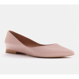 Marco Shoes Ballerine da donna con fianchi bassi rosa 1