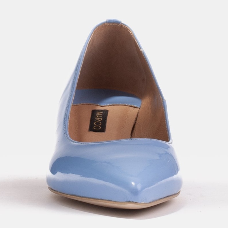 Marco Shoes Décolleté eleganti con tacco basso blu 1