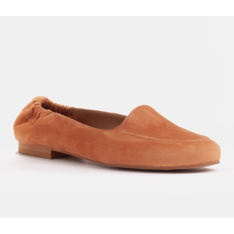 Marco Shoes Ballerine da donna con elastico nella tomaia arancia 1