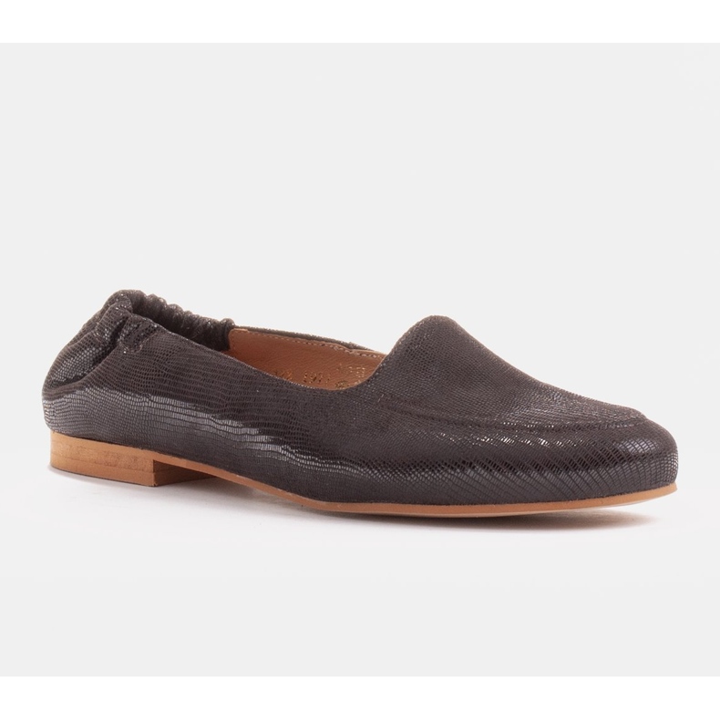 Marco Shoes Ballerine da donna con elastico nella tomaia marrone 1