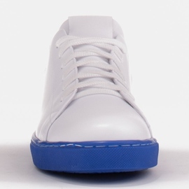 Marco Shoes Sneakers sportive in pelle fiore bianca bianco 1