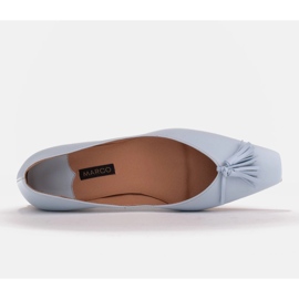 Marco Shoes Ballerine da donna con fianchi bassi blu 1