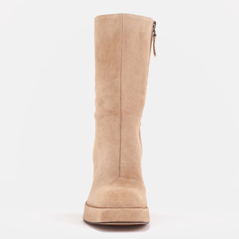 Marco Shoes Stivali Rosalia sulla piattaforma beige 1
