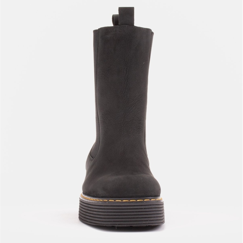 Marco Shoes Stivali Greta con gomma elastica nero 1