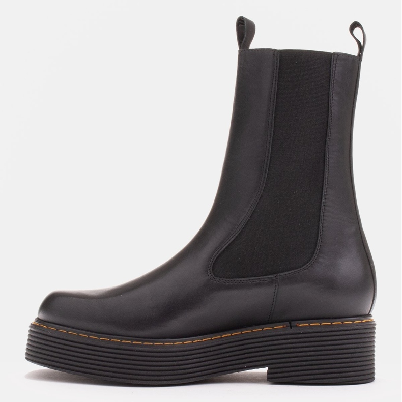 Marco Shoes Stivali Greta con gomma elastica nero 1